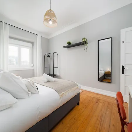 Soar L Entrecampos 3 L Comfort Stay, Fast Wifi, Steps To Metro, Near Campo Grande Park Konukevi *